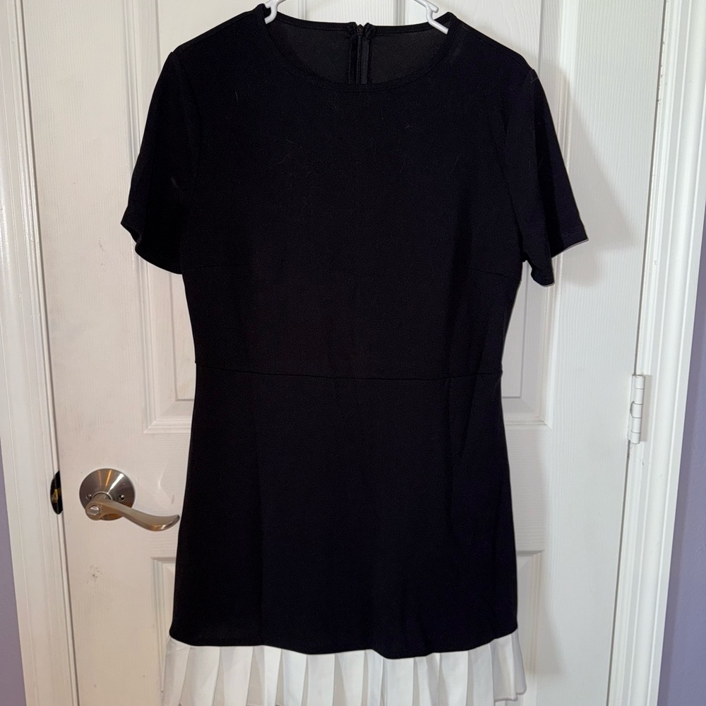 SHEIN Black and White Mini Dress